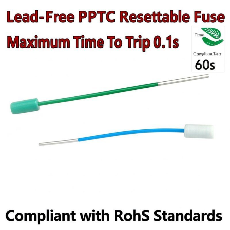 Lead-Free PPTC Resettable Fuse Maximum Time To Trip 0.1s 60s Compliant with Rohs Standards